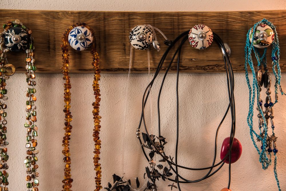 How To Organize Closet - Hanging Jewelry