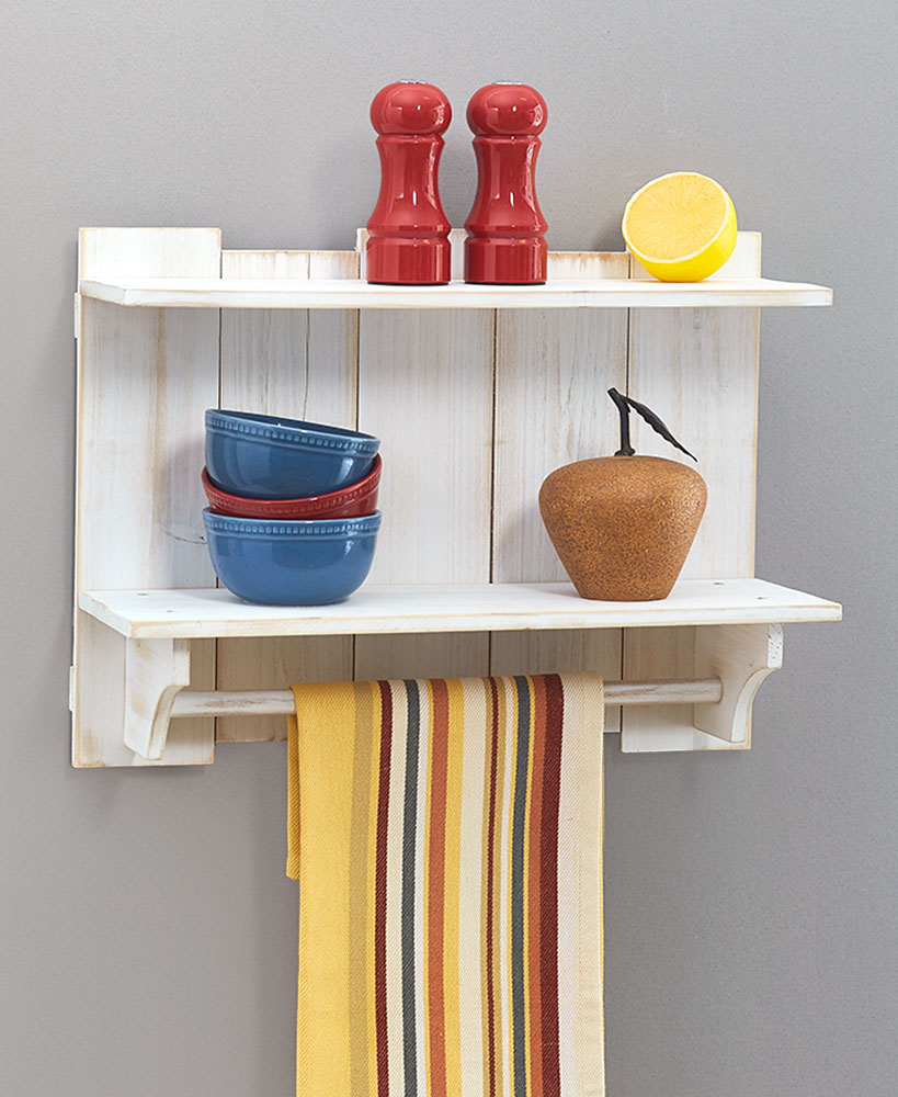 Kitchen Storage Ideas - Wood Pallet Wall Shelf