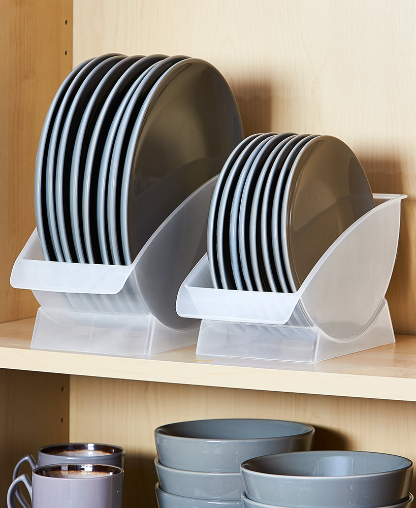 Kitchen Storage Ideas - Vertical Plate Racks