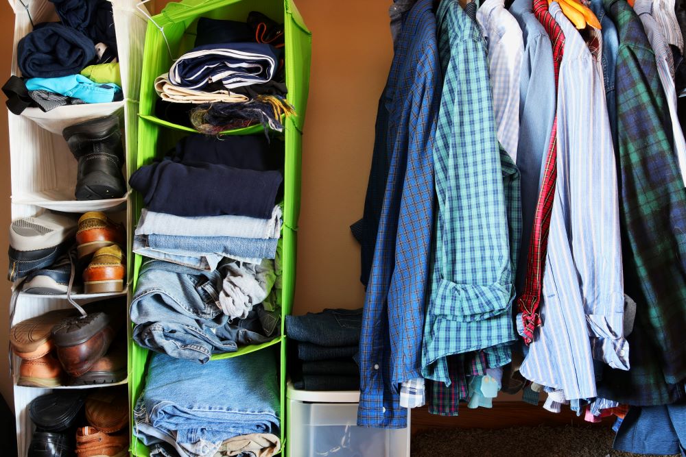 How To Organize Closet - Hanging Shoe Organizer
