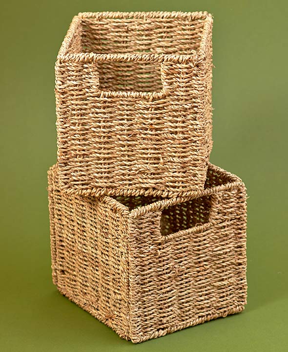Kitchen Storage Ideas - Set Of 2 Baskets