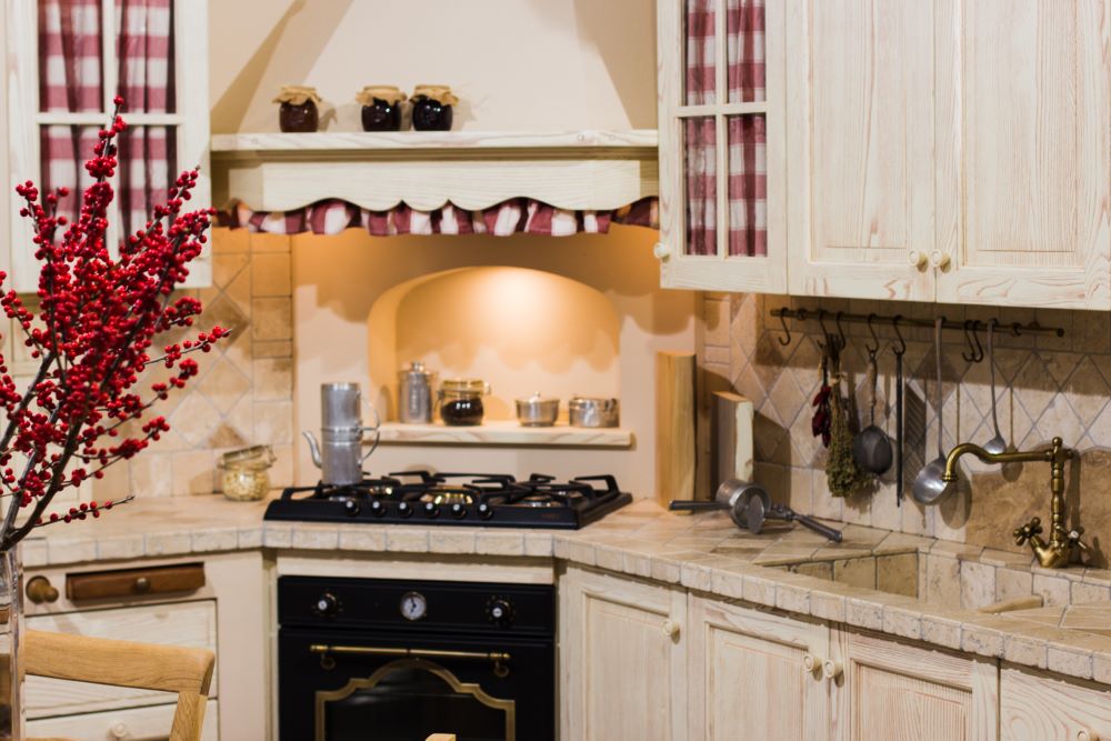 Decorating Ideas For Country Kitchen - Gingham Patterns
