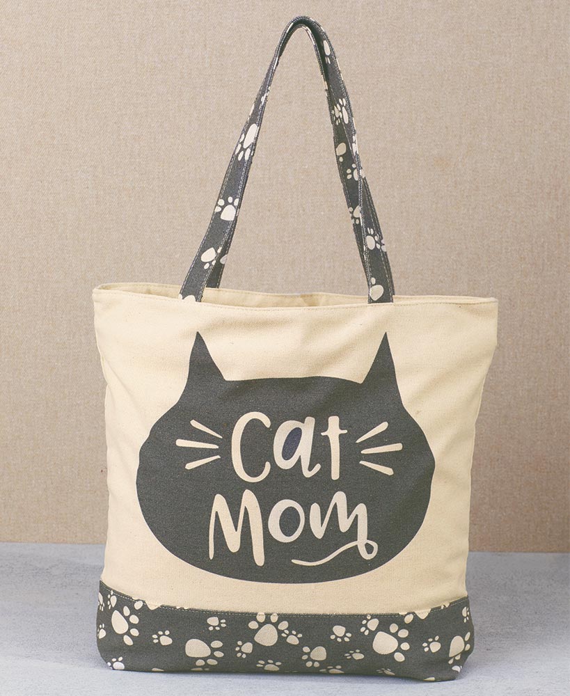 christmas gift ideas for cat lovers - Cat Mom Tote Bag