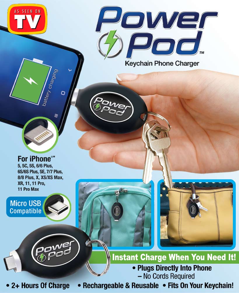 Power Pod™ Emergency Phone Chargers
