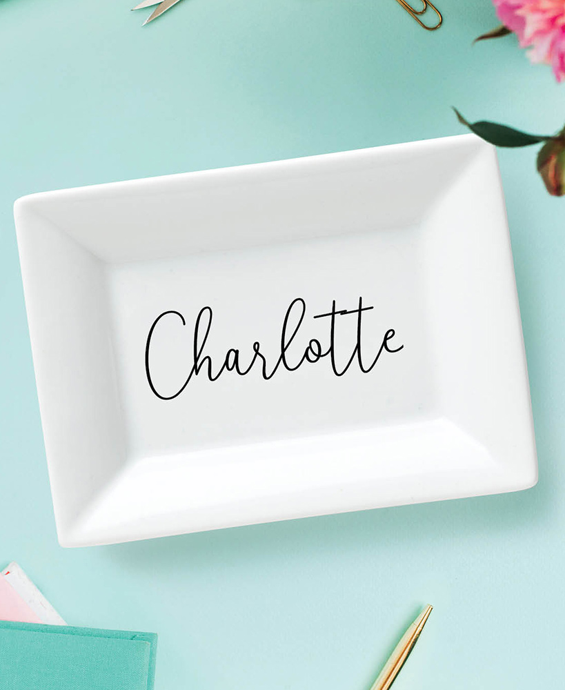 Personalized Trinket Dishes