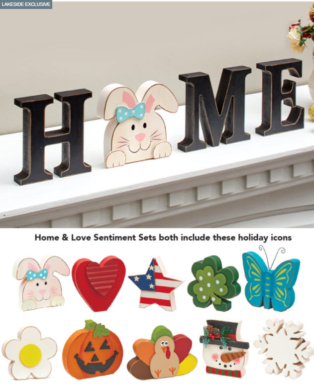 Easter Decorating Ideas - Interchangeable Sentiment or Icon Sets