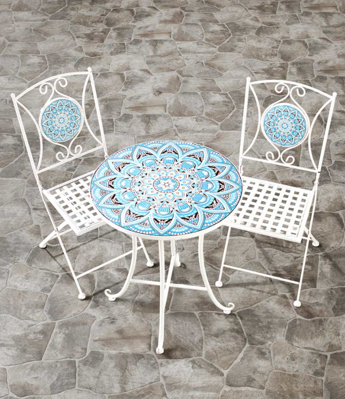 Outdoor Furniture Ideas - Metal Mosaic Outdoor Furniture